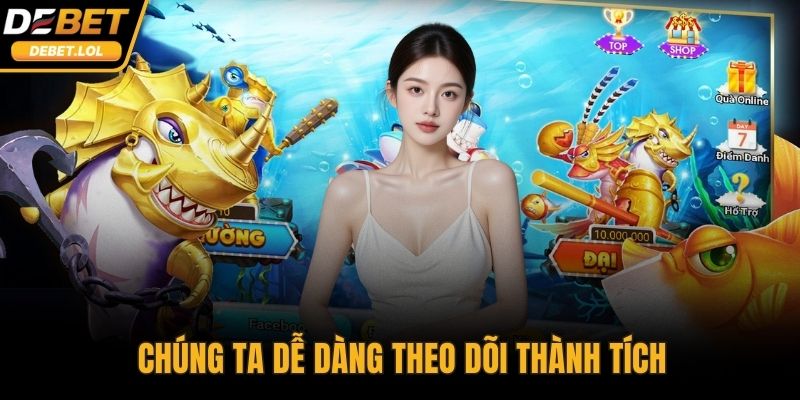 Chúng ta dễ dàng theo dõi thành tích của cá nhân và đối thủ
